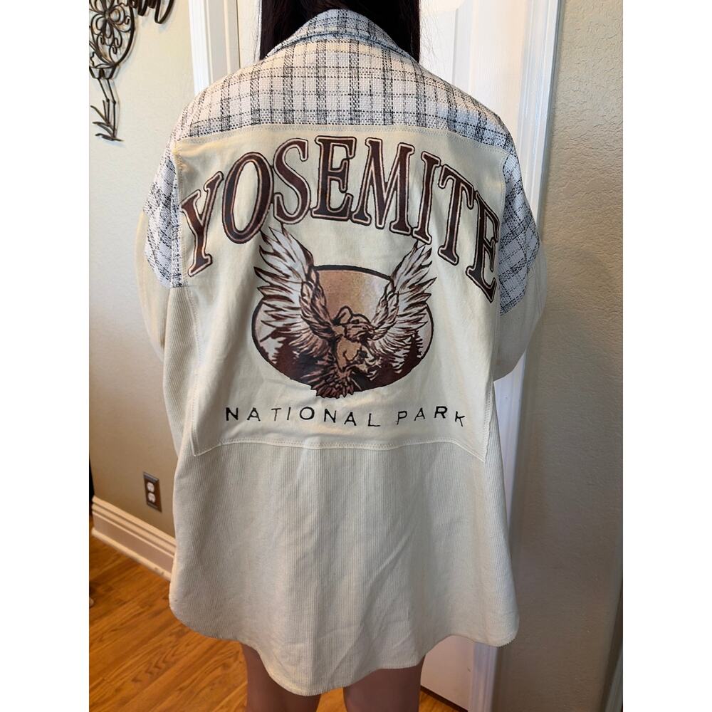 Upcycled Yosemite National Park Shirt Size Large L